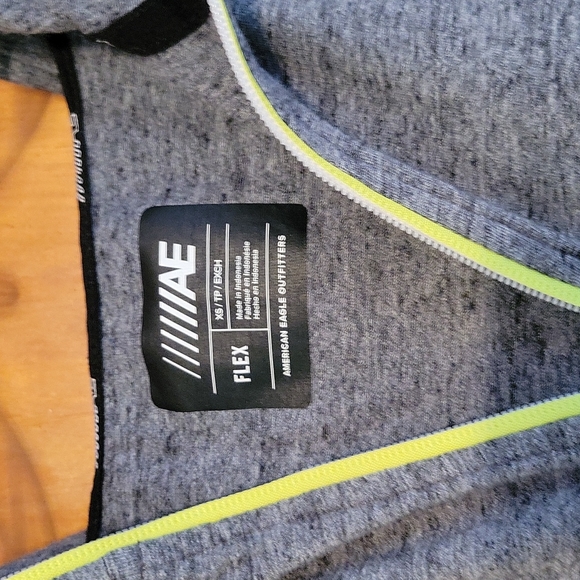 American Eagle Zip Up Hoodie with Ombre Zipper - Picture 3 of 3